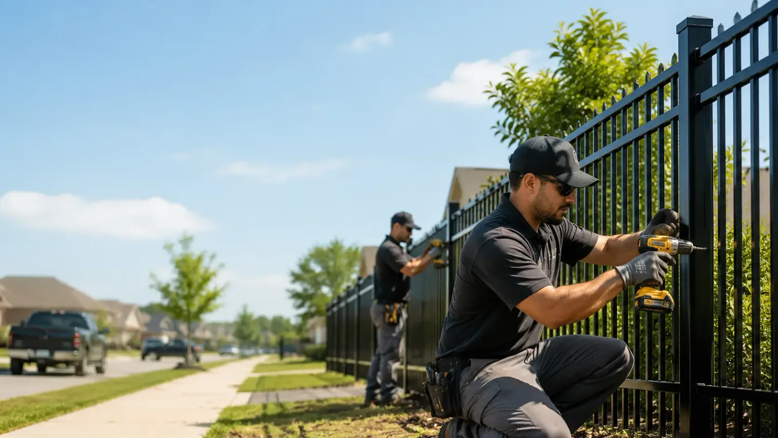 Metal Fence Installation in Macksburg, IA